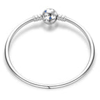 We Belong Together Engraved Bangle with Star Accents
